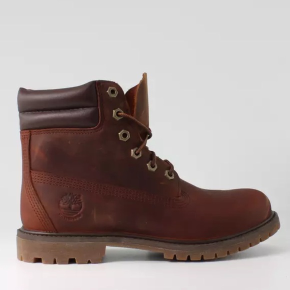 Timberland Waterville Brown Nubuck Leather Womens Lace Up Boots 8305R - Picture 6 of 6